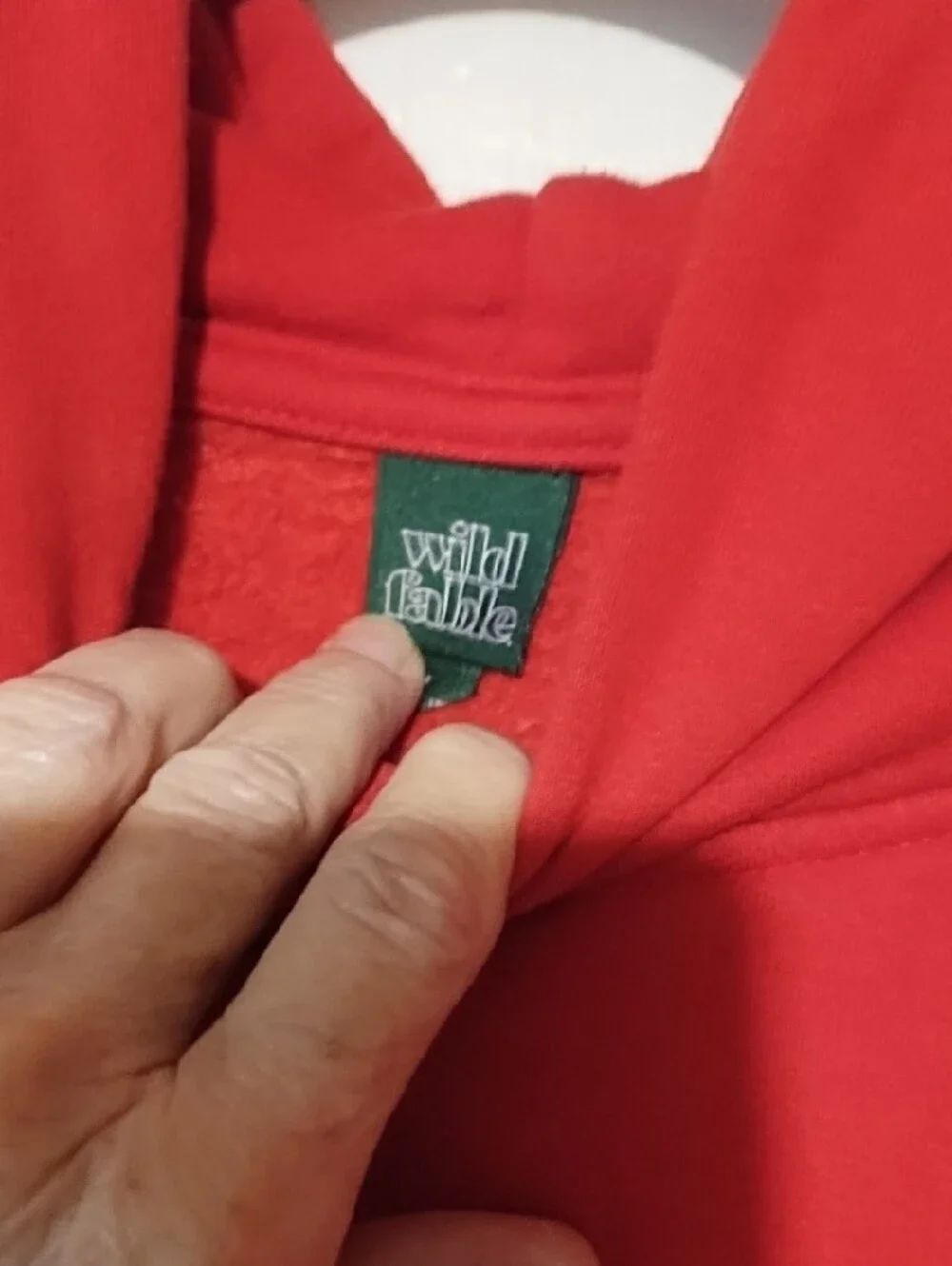 wild fable Red Jackson Hole Graphic Hoodie Unisex Oversized Medium VGC.